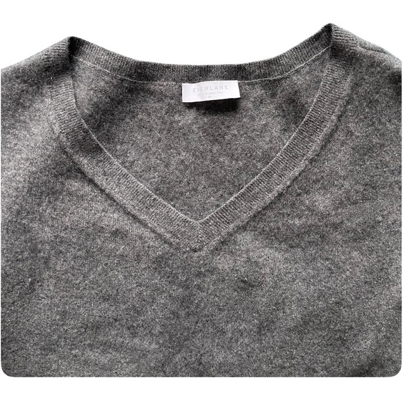 Cashmere V-Neck Sweater - Picture 1 of 6